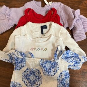 Janie and Jack baby girl 5 piece bundle